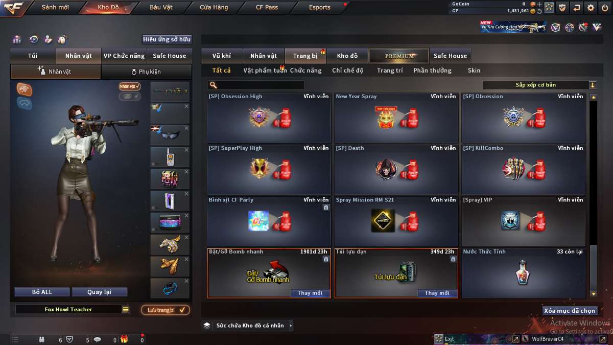 shop acc cf uy tin gia re